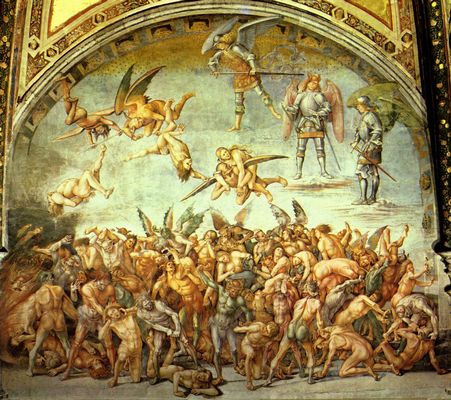 Luca Signorelli: Fresken im Dom zu Orvieto, Szene: Die Verdammten