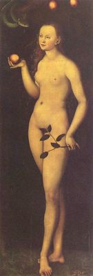 Lucas Cranach d. .: Eva