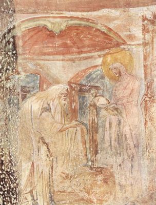 Meister von Castelseprio: Fresken in der Pfarrkirche Castelseprio (Ostchor), Szene: Luterung