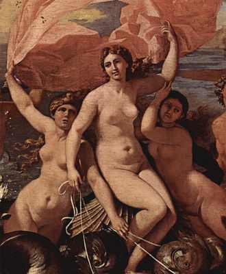 Nicolas Poussin: Der Triumphzug des Neptun (Das Baccanal Richelieu), Detail