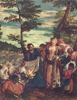 Paolo Veronese: Rettung des Mosesknaben aus den Fluten des Nils