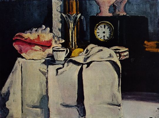 Paul Czanne: Die schwarze Marmoruhr