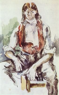 Paul Czanne: Knabe mit roter Weste