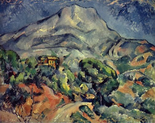 Paul Czanne: Strae vor dem Gebirge Sainte-Victoire