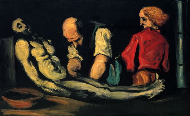 Paul Czanne: Vorbereitung auf das Begrbnis (Die Autopsie)
