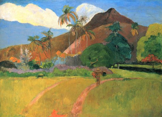 Paul Gauguin: Berge auf Tahiti