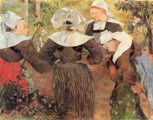 Paul Gauguin: Der Tanz der vier Bretoninnen