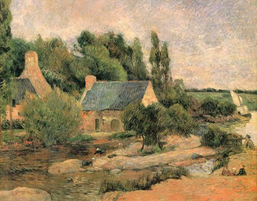 Paul Gauguin: Die Wscherinnen von Pont-Aven