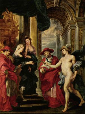 Peter Paul Rubens: Gemldezyklus fr Maria de' Medici, Knigin von Frankreich, Szene: Vertrag von Angoleme
