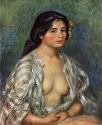 Pierre-Auguste Renoir: Gabrielle mit offener Bluse