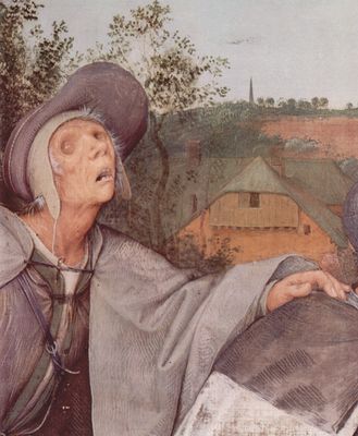 Pieter Bruegel d. Ä.: Die Parabel von den Blinden, Detail