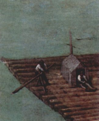 Pieter Bruegel d. Ä.: Turmbau zu Babel, Detail