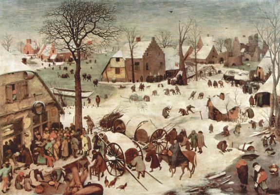 Pieter Bruegel d. Ä.: Volkszählung zu Bethlehem