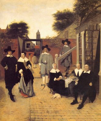 Pieter de Hooch: Hollndische Familie