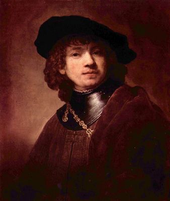 Rembrandt Harmensz. van Rijn: Selbstportrt als Jngling