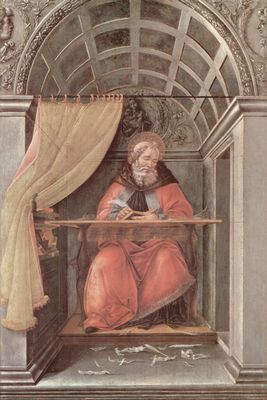 Sandro Botticelli: Hl. Augustinus in Klausur
