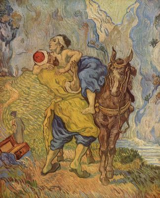 Vincent Willem van Gogh: Der gute Samariter (nach Delacroix)