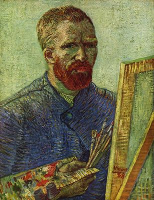 Vincent Willem van Gogh: Selbstportrt vor Staffelei