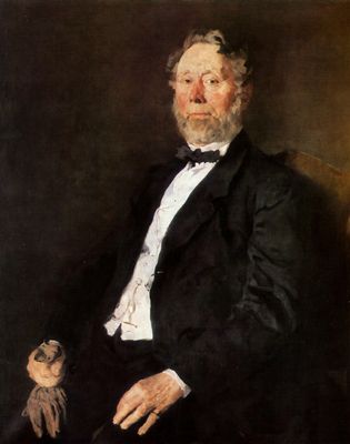 Wilhelm Maria Hubertus Leibl: Porträt des Johann Heinrich Pallenberg