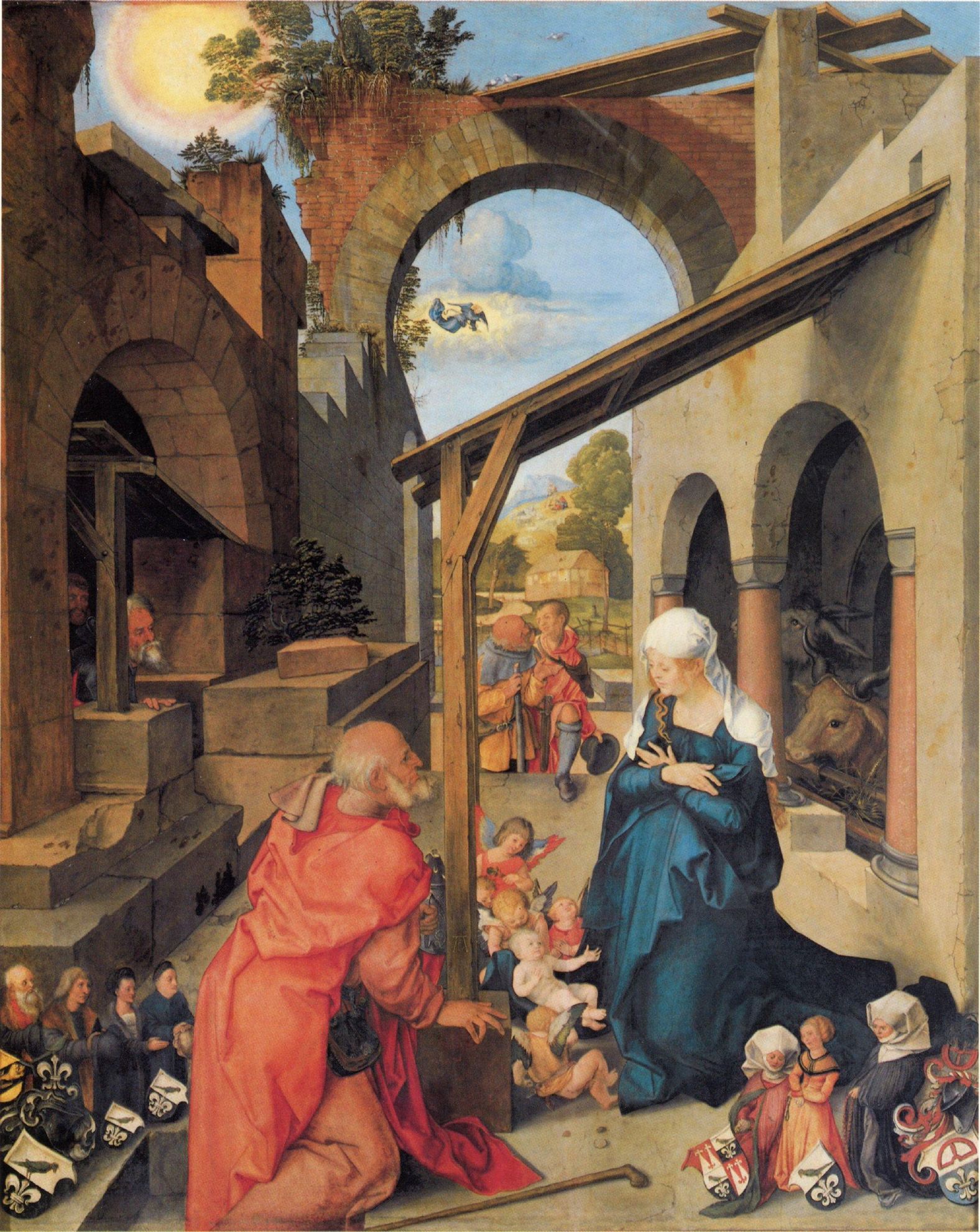 Albrecht Drer: Paumgartner-Altar: Mittelbild: Geburt Christi