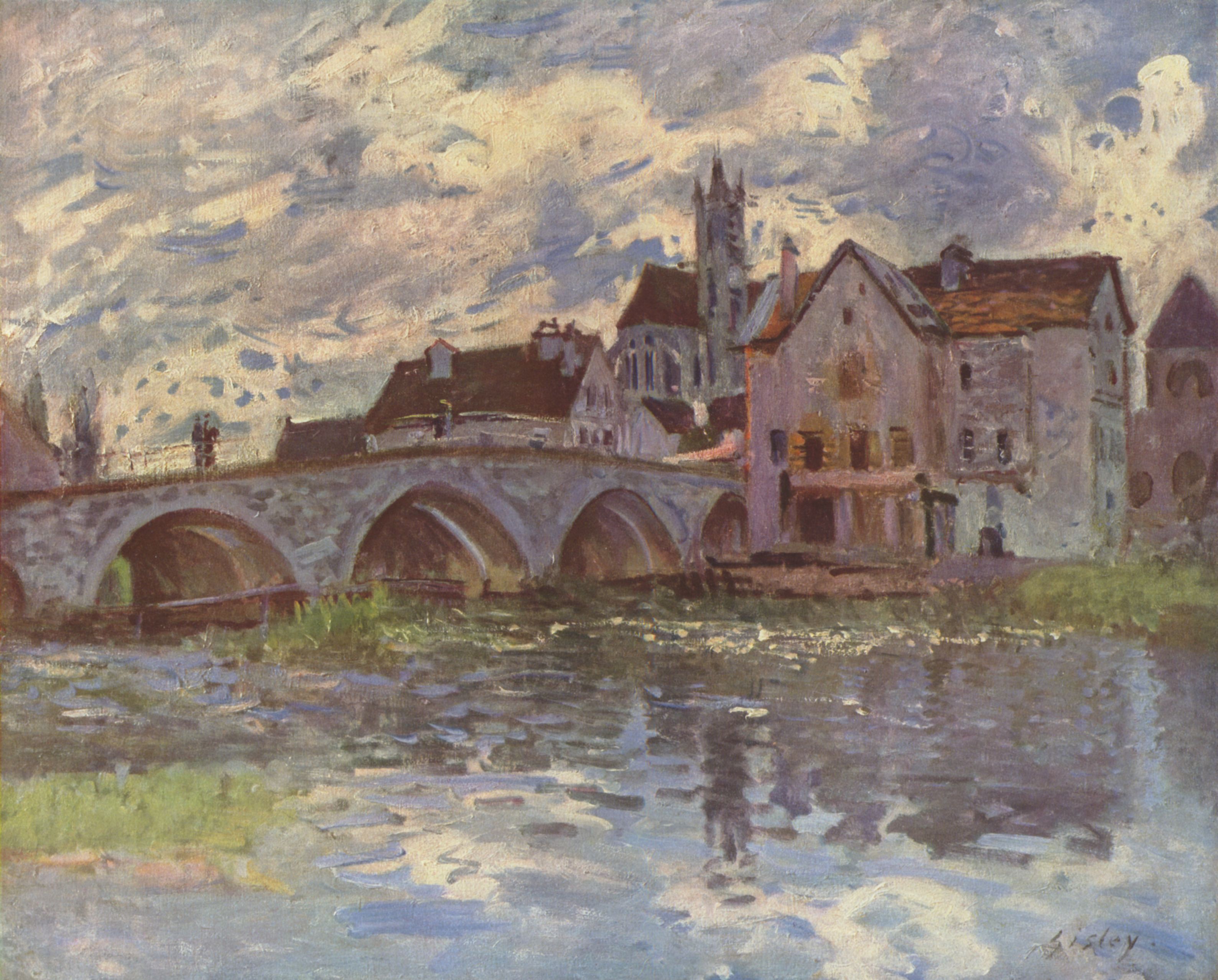 Alfred Sisley: Brcke von Moret-sur-Loing