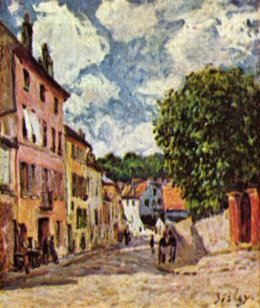 Alfred Sisley: Strae in Moret-Sur-Loing