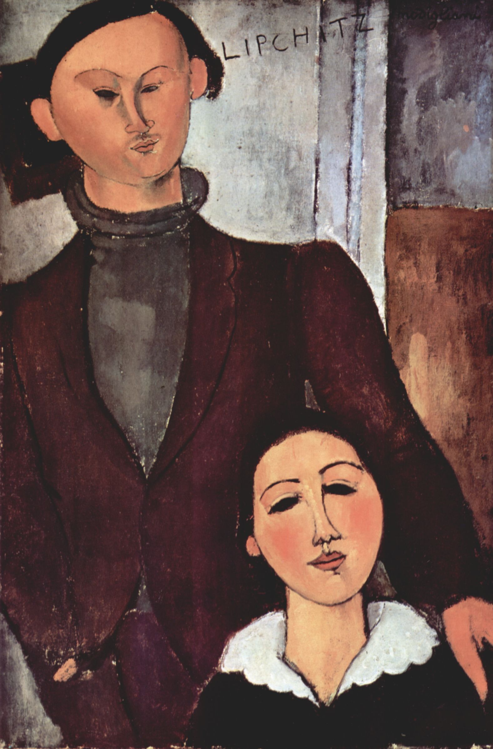 Amadeo Modigliani: Portrt des Jacques Lipchitz mit seiner Frau