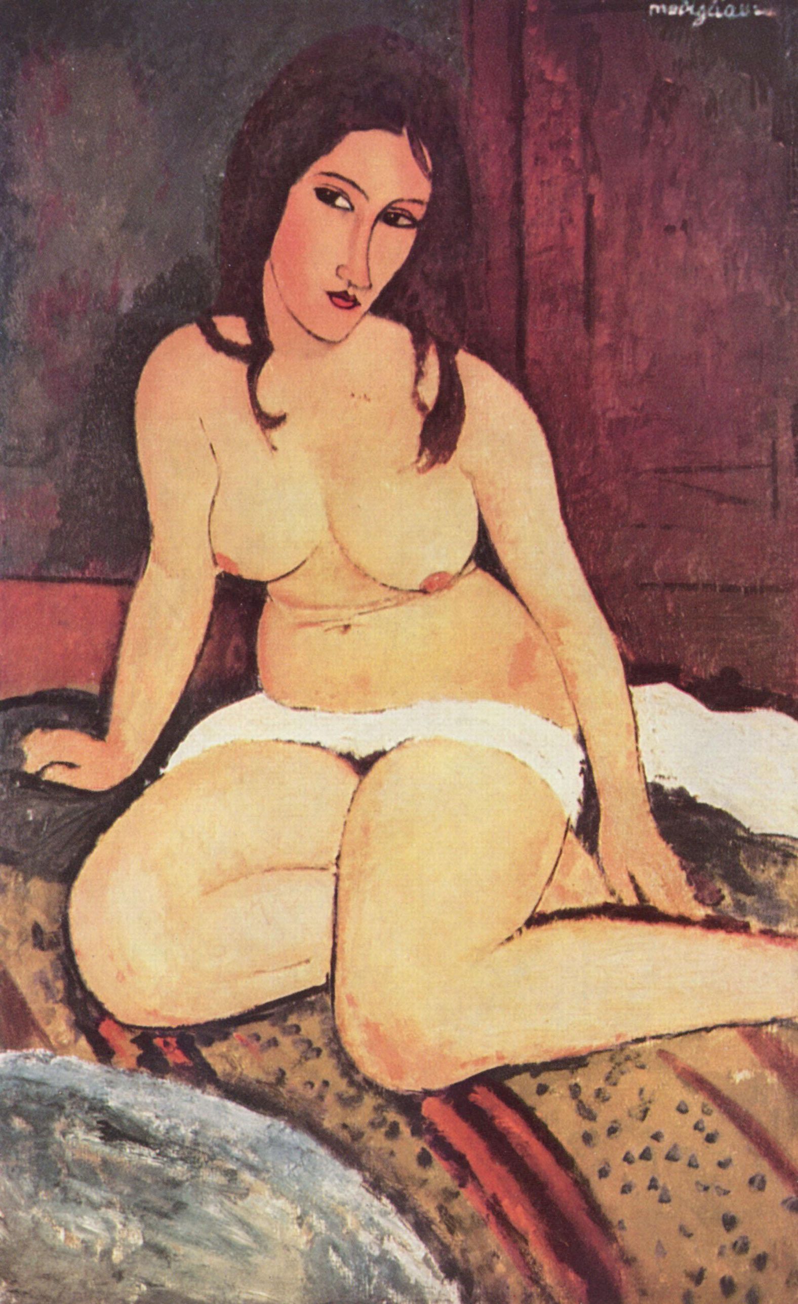 Amadeo Modigliani: Sitzender Akt