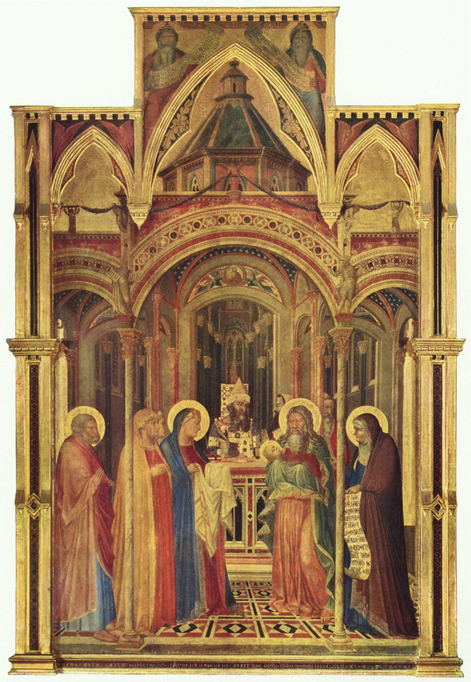 Ambrogio Lorenzetti: Darbringung im Tempel