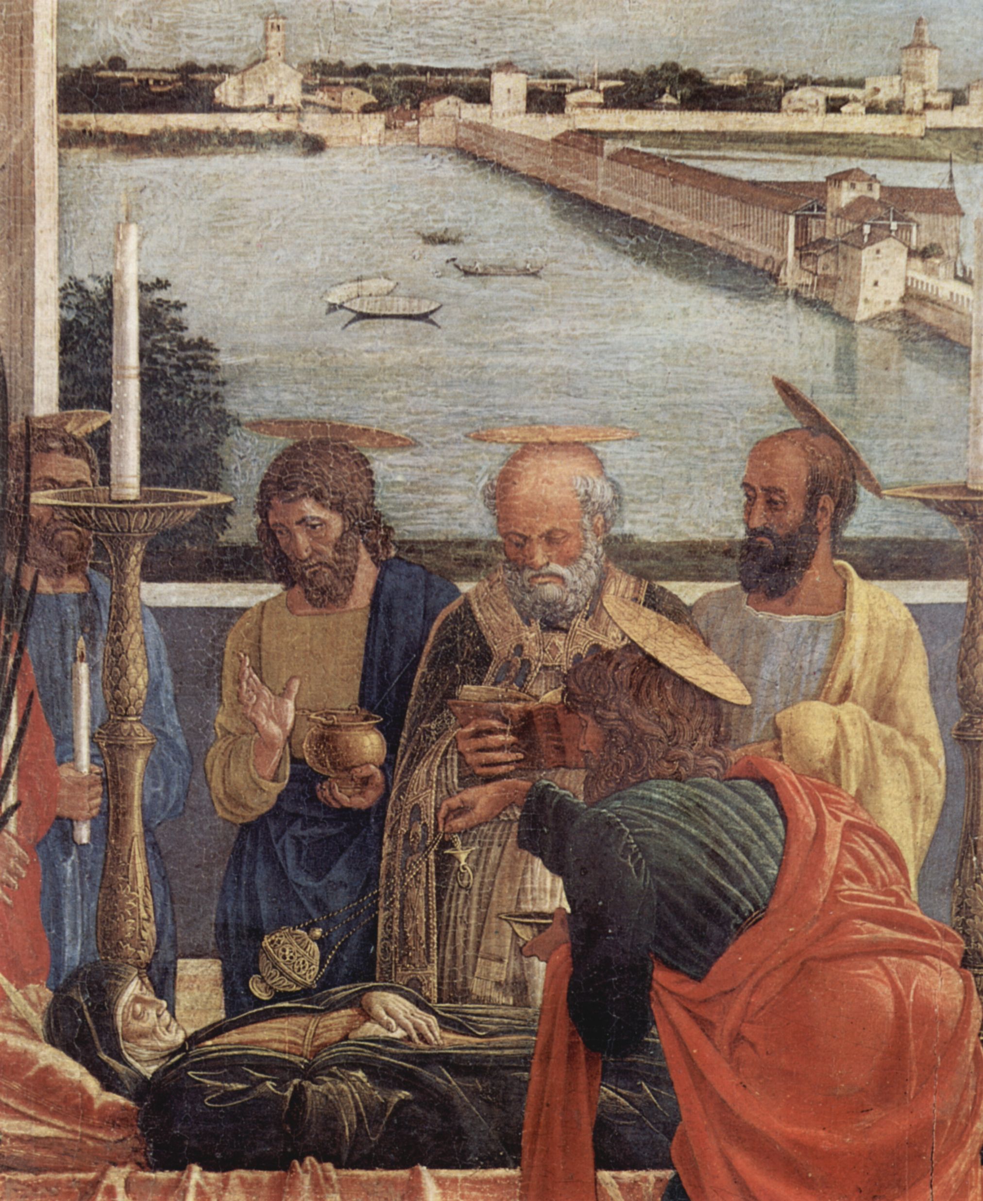 Andrea Mantegna: Der Tod Mari, Fragment, Detail