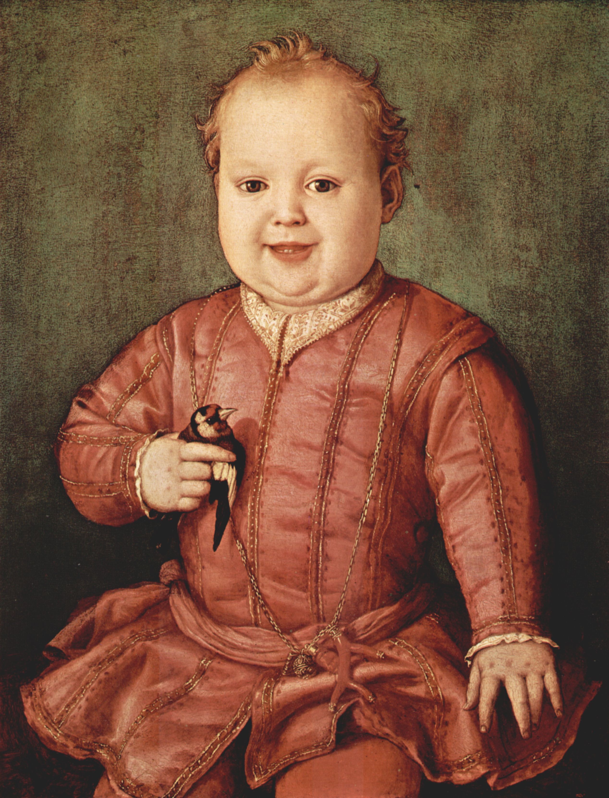 Angelo Bronzino: Portrt der Giovanni de Medici als Kind