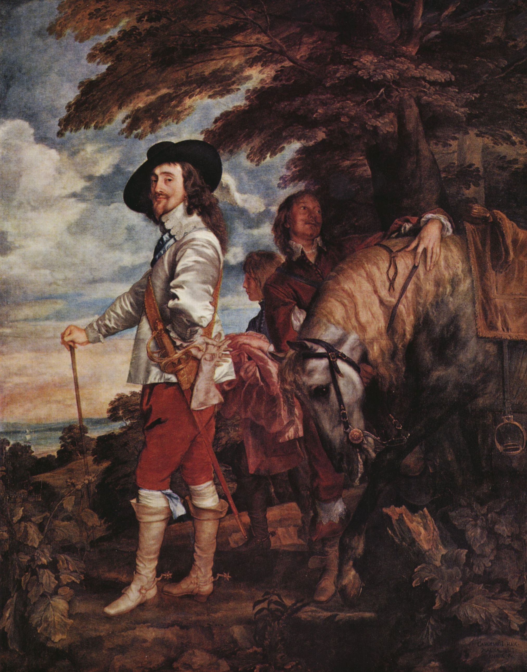 Anthonis van Dyck: Portrt Karl I., Knig von England