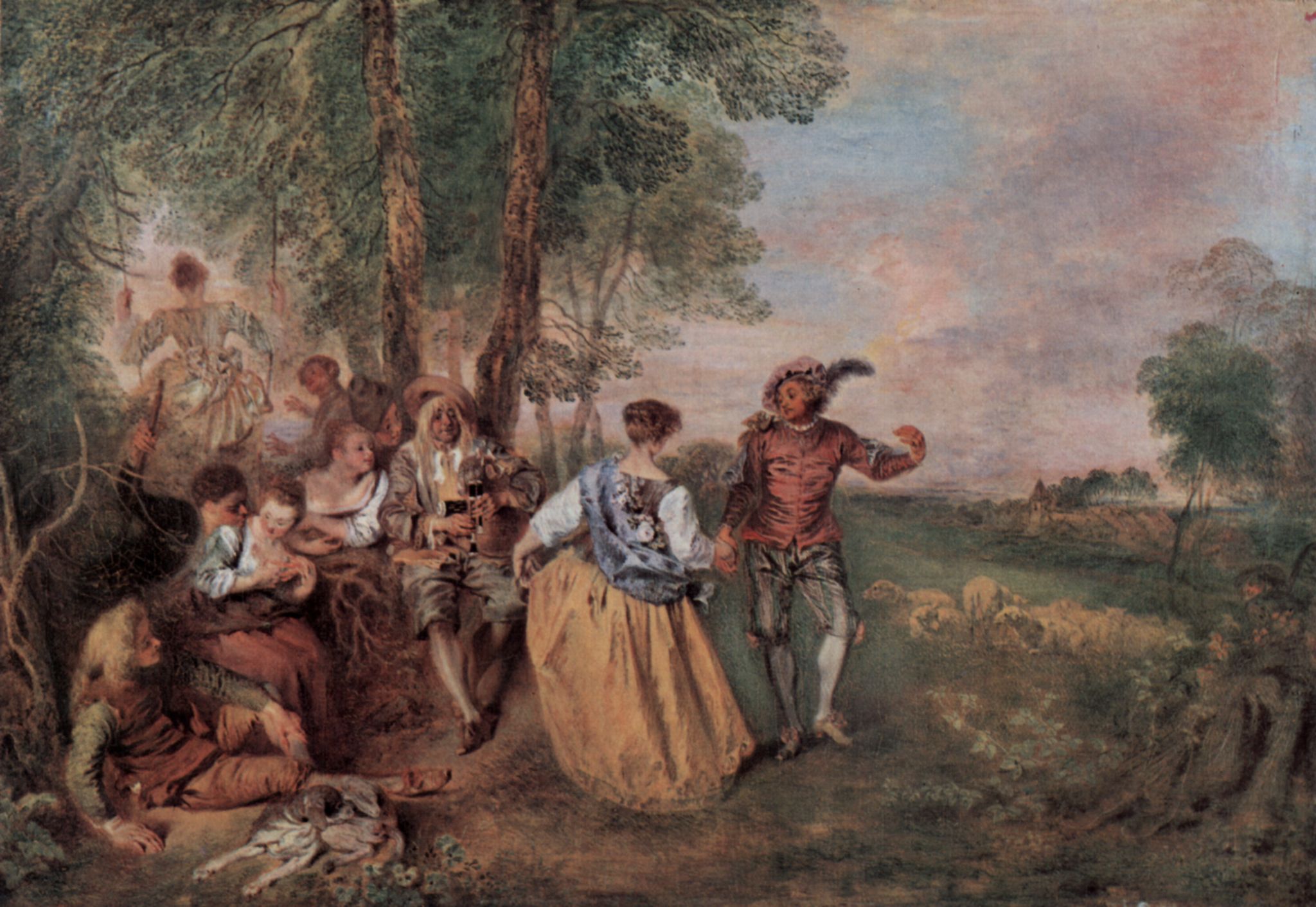 Antoine Watteau: Die Schfer (Ftes galantes)