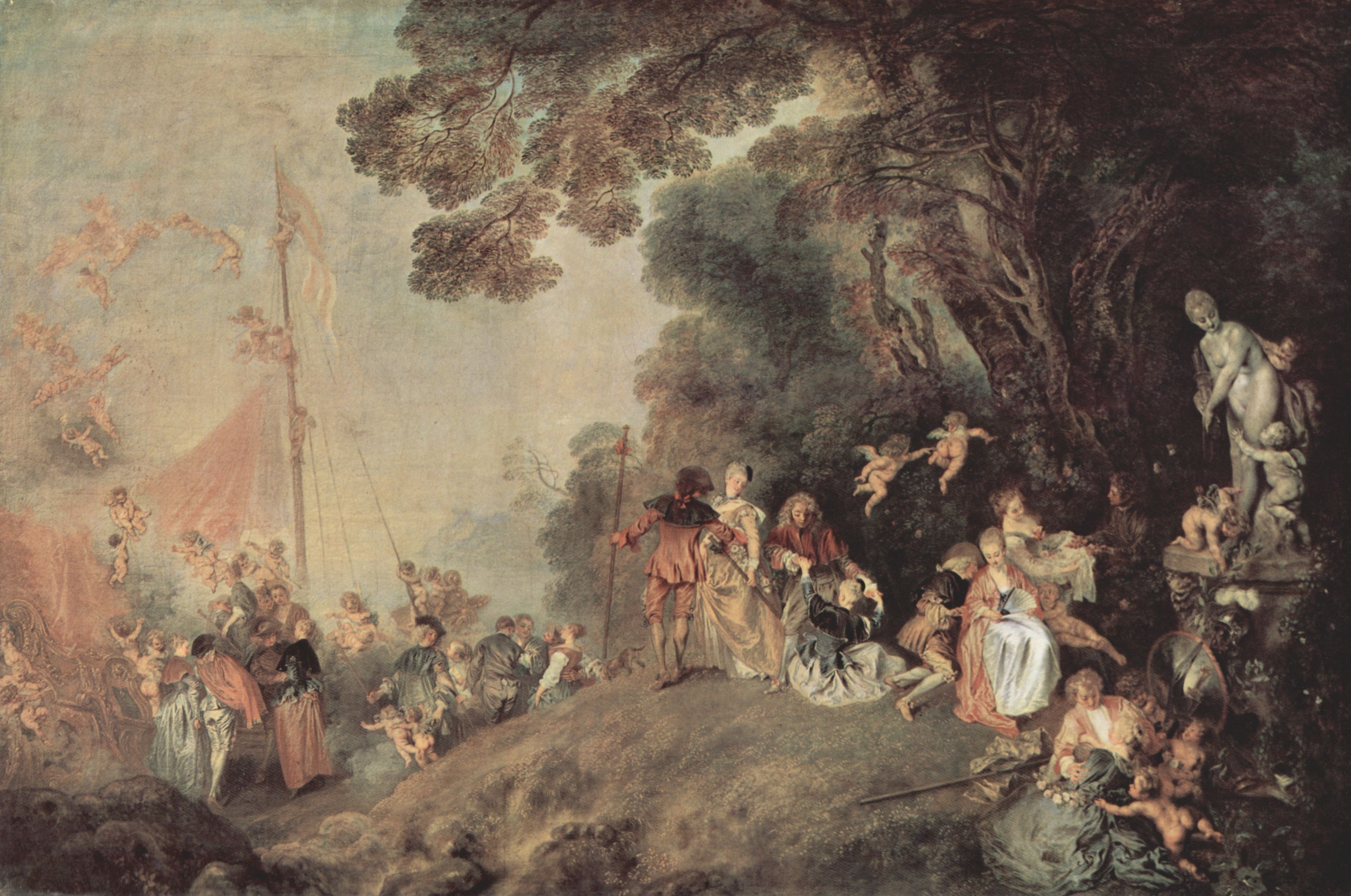 Antoine Watteau: Einschiffung nach Kythera