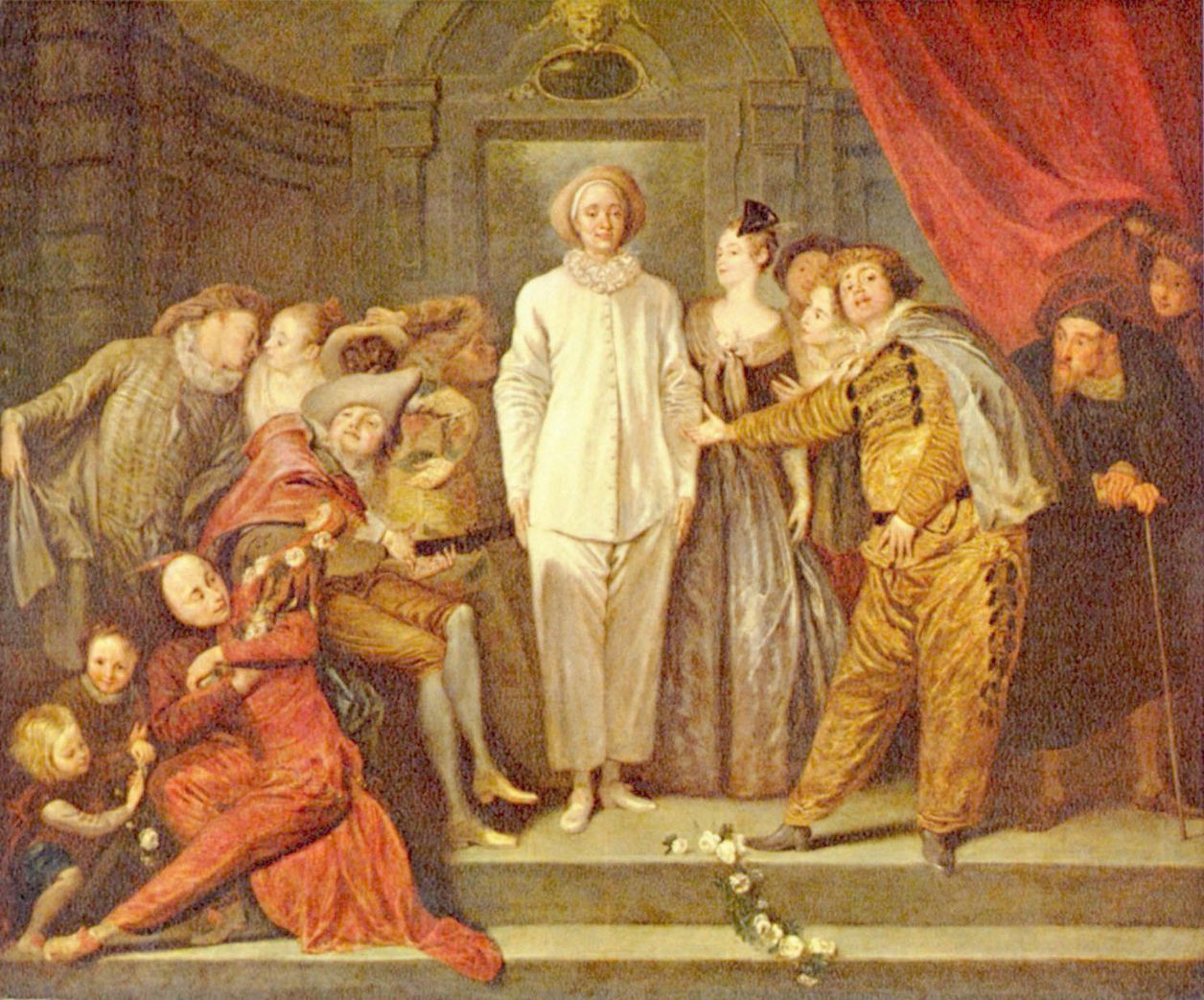 Antoine Watteau: Italienische Komdianten