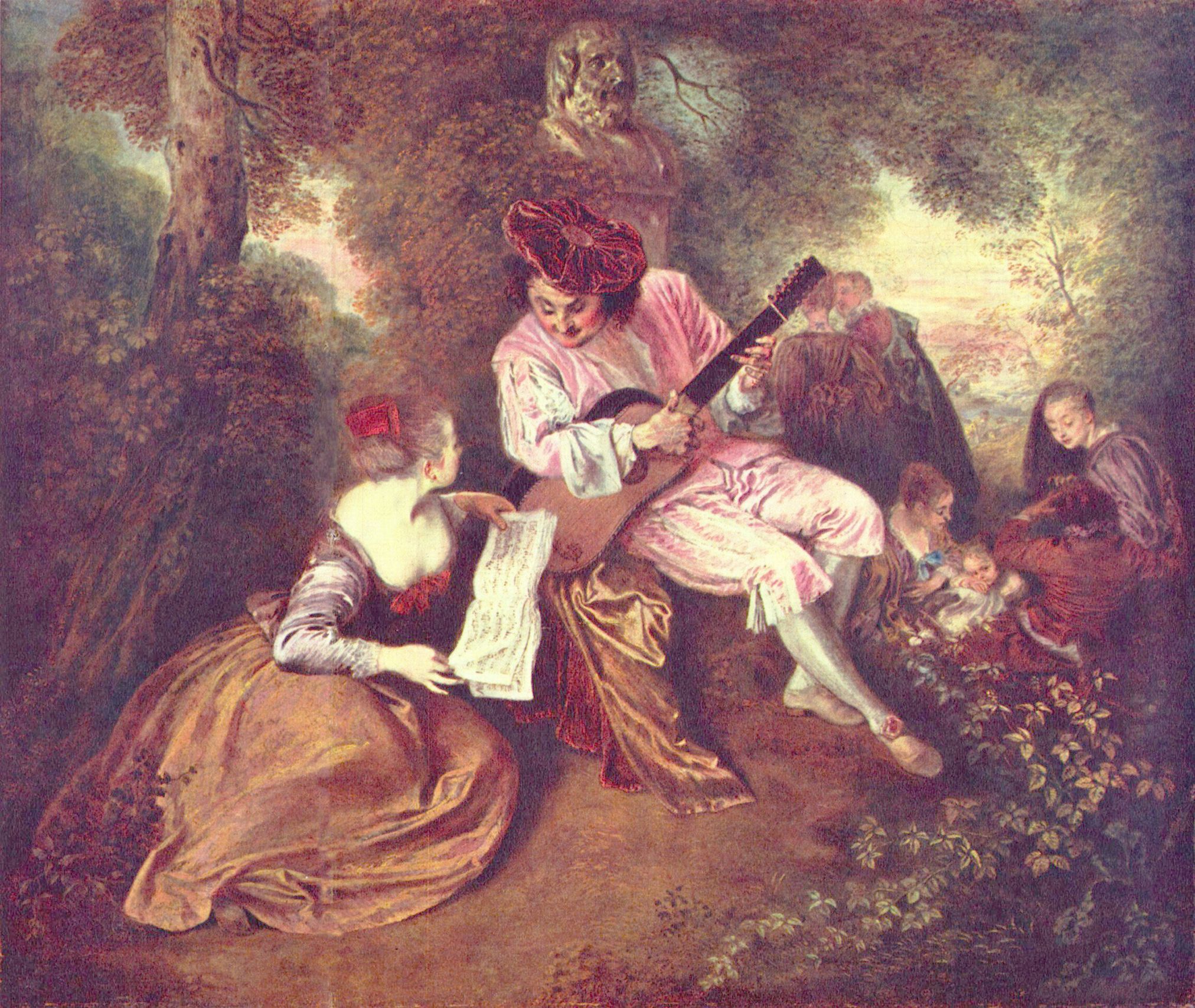 Antoine Watteau: La Gamme d'Amour