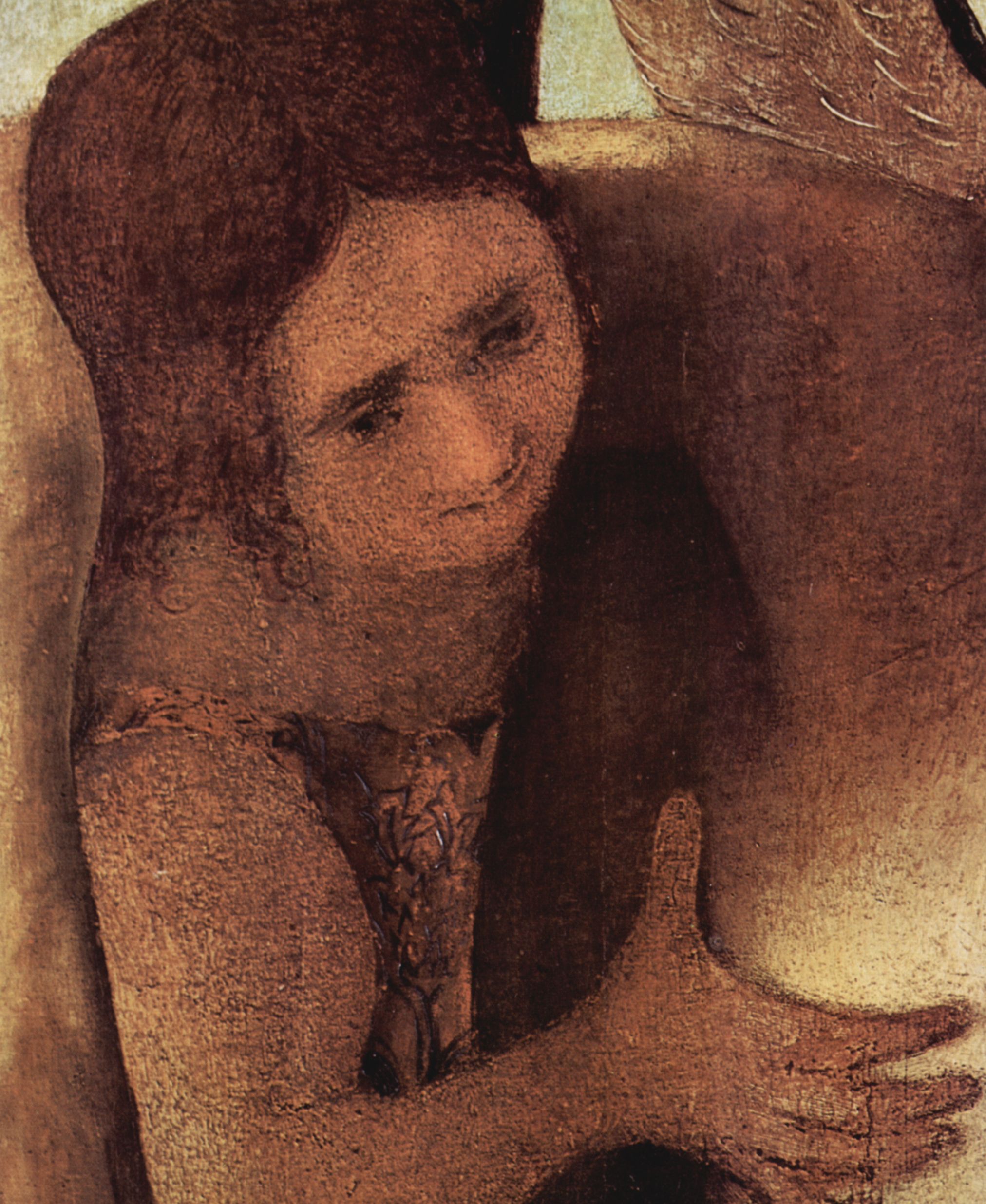Antonello da Messina: Piet mit drei Engeln, Fragment, Detail: Engel