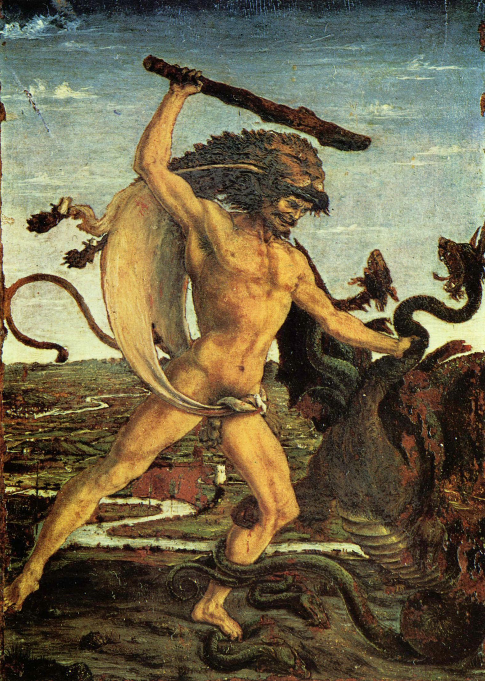 Antonio Pollaiuolo: Herakles und die Hydra