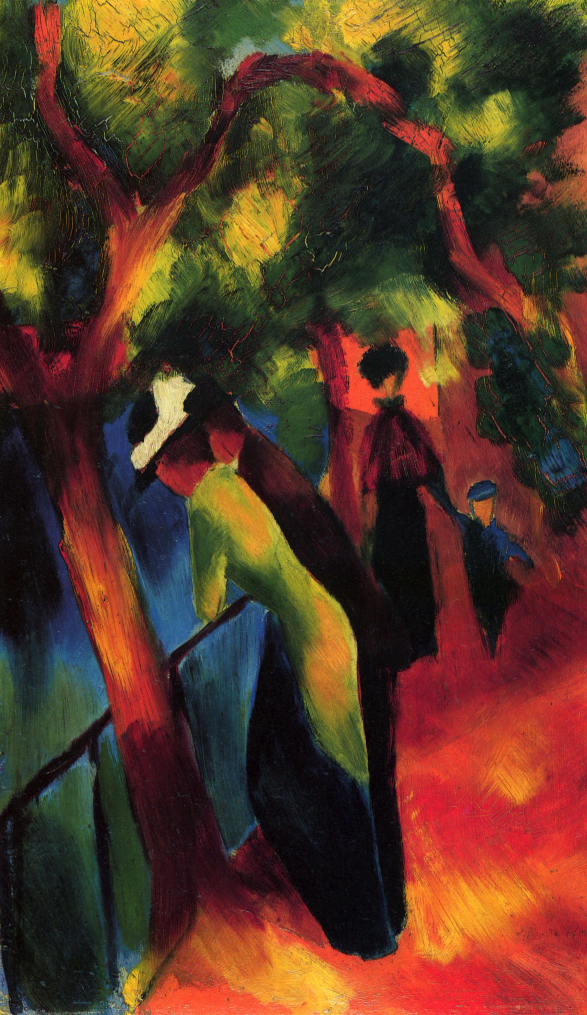 August Macke: Sonniger Weg