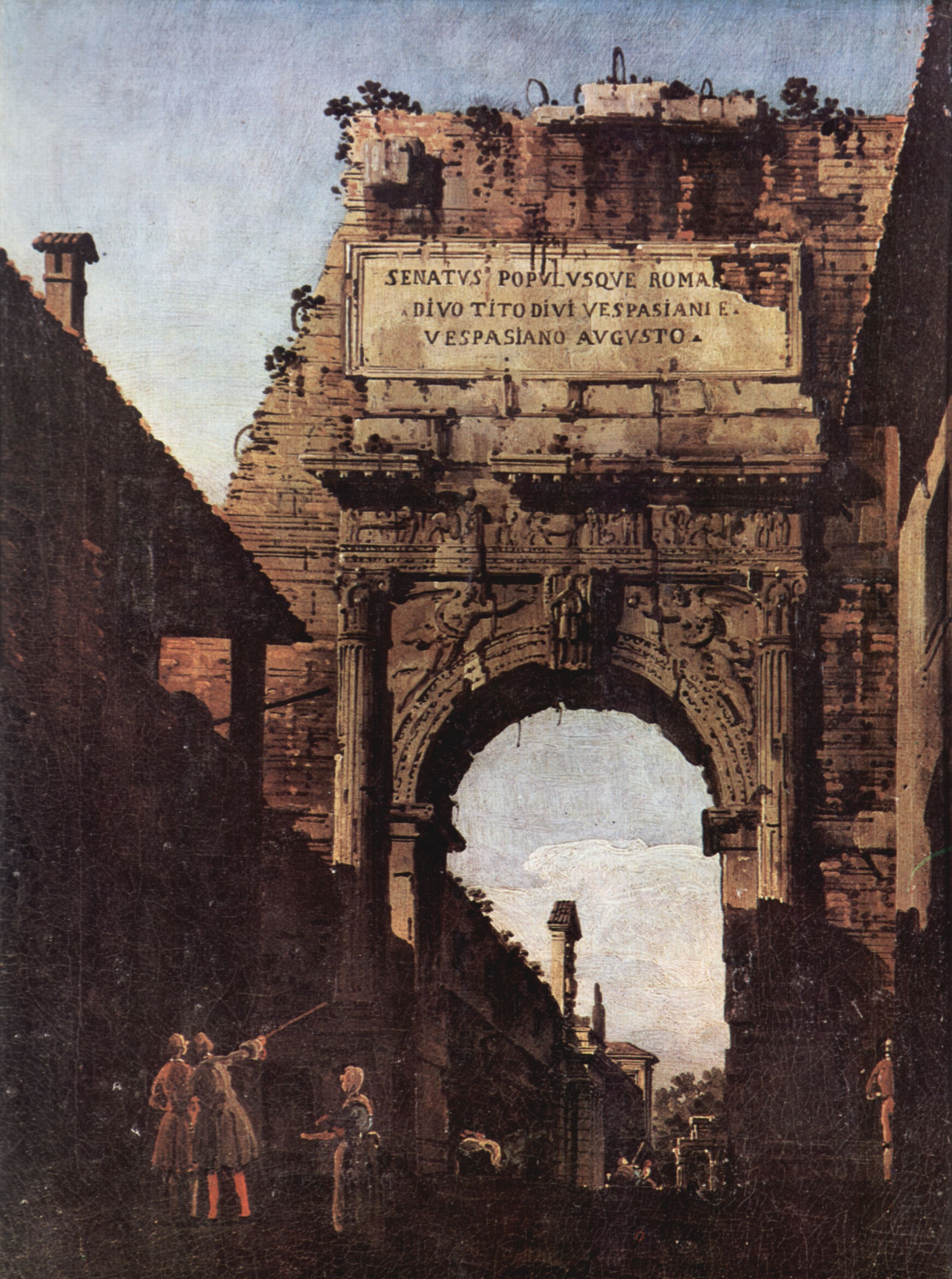 Canaletto (I): Titusbogen in Rom