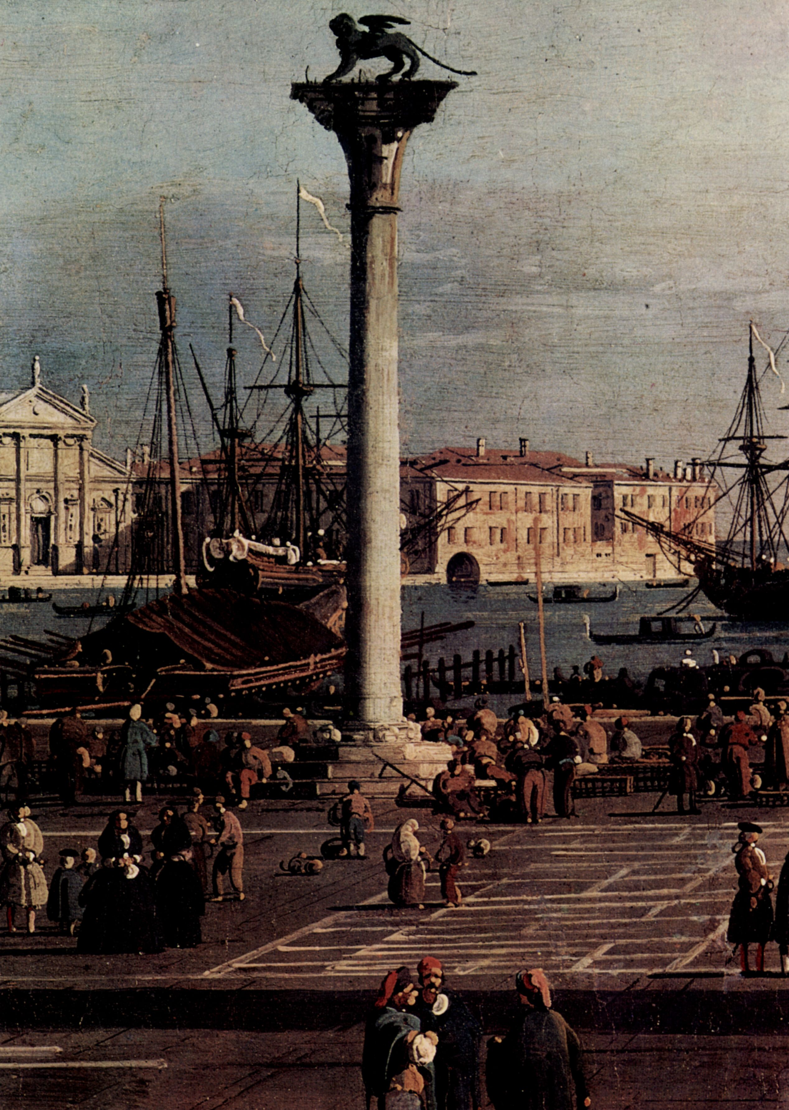 Canaletto (II): La Piazzetta, Detail