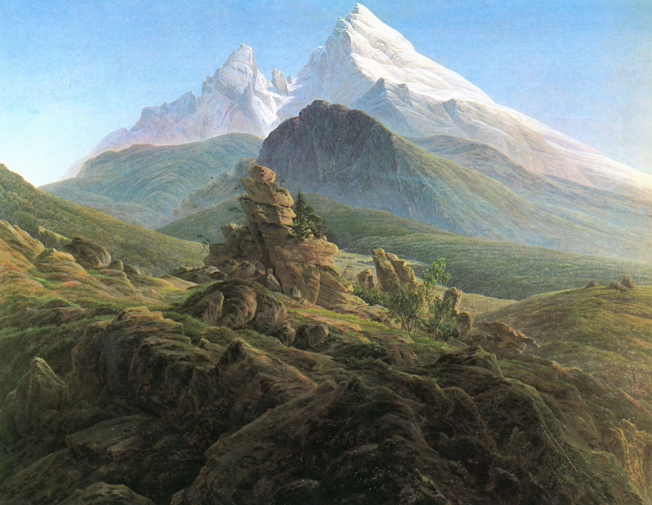 Caspar David Friedrich: Der Watzmann