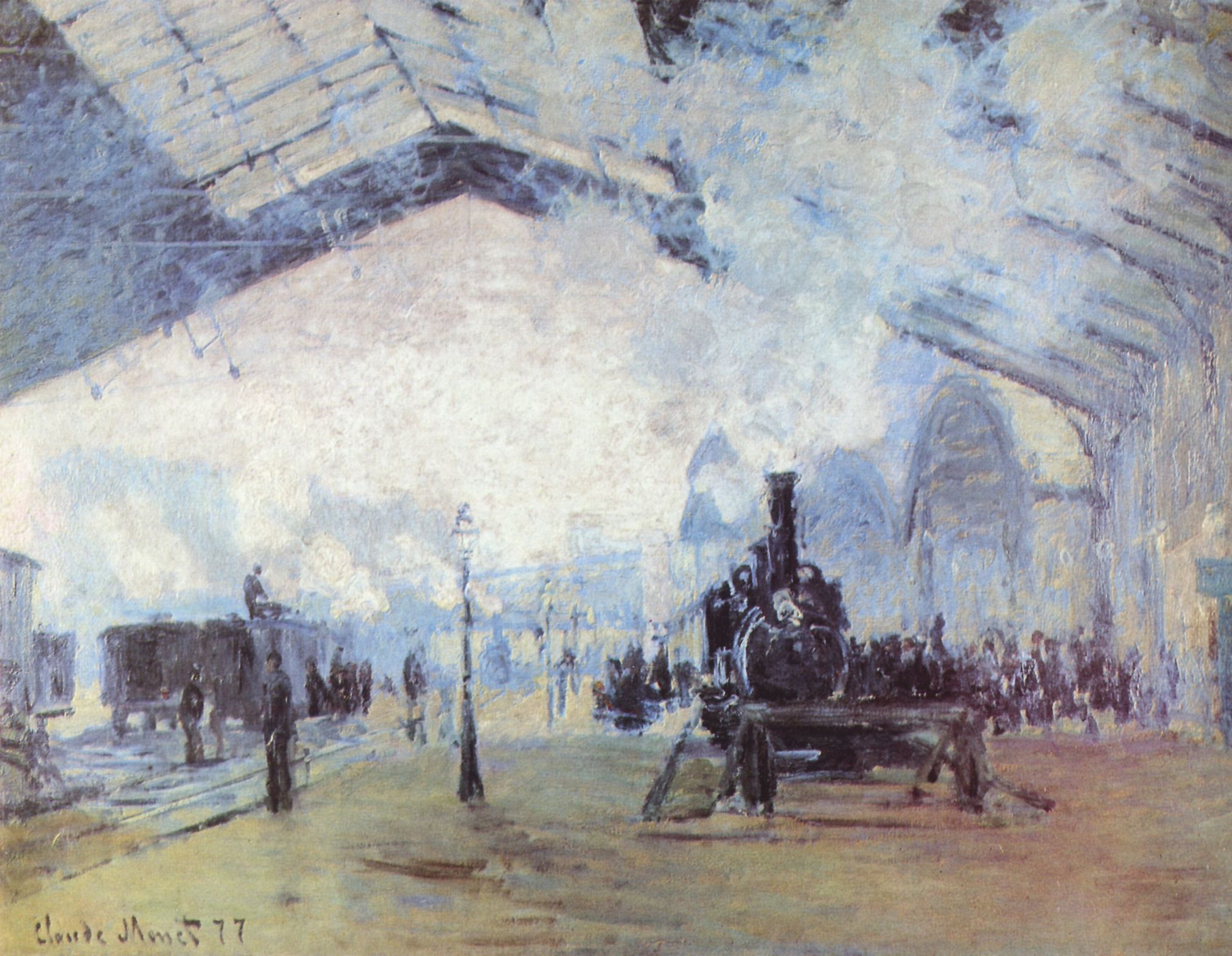 Claude Monet: Bahnhof Saint Lazare in Paris