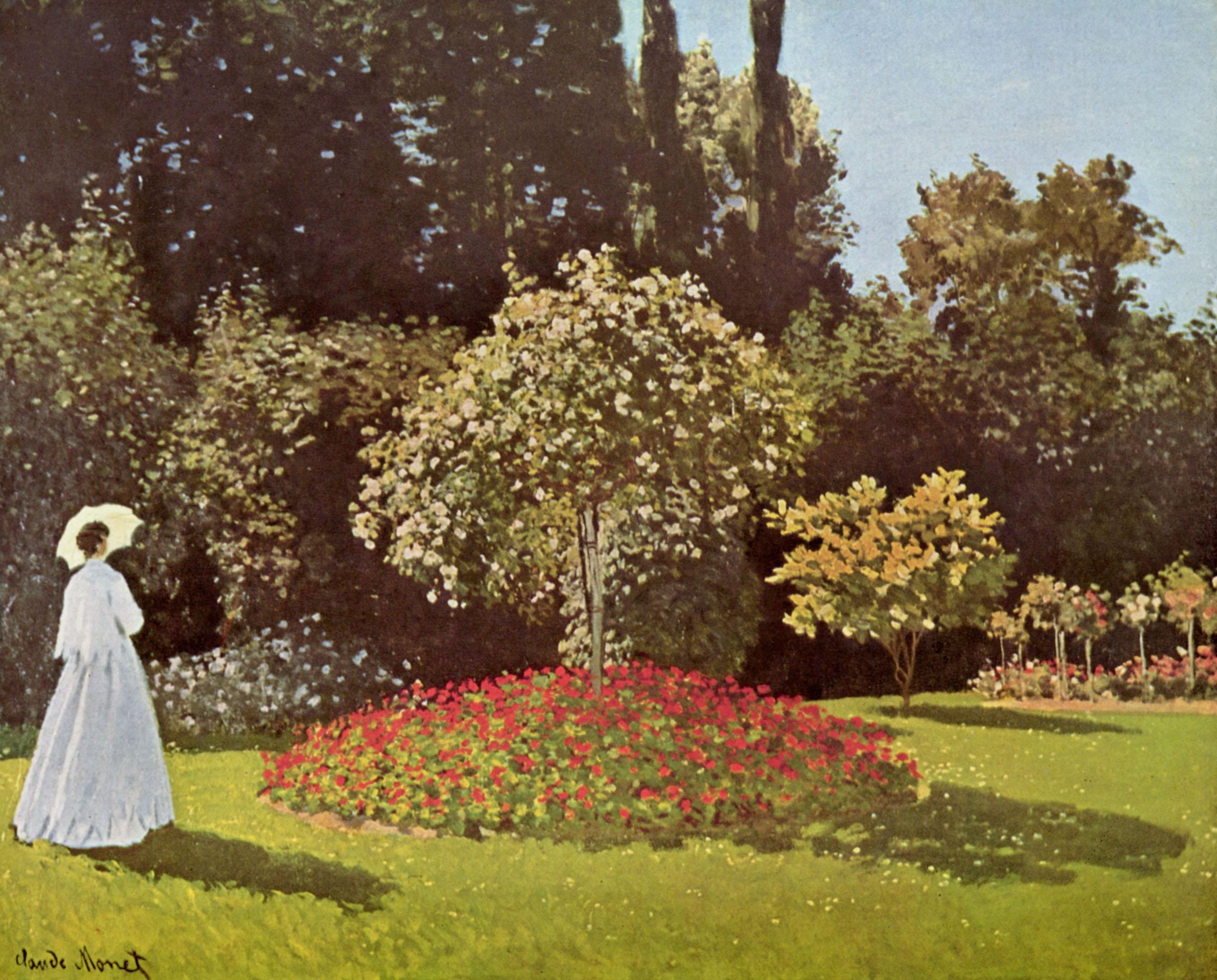 Claude Monet: Frau im Garten