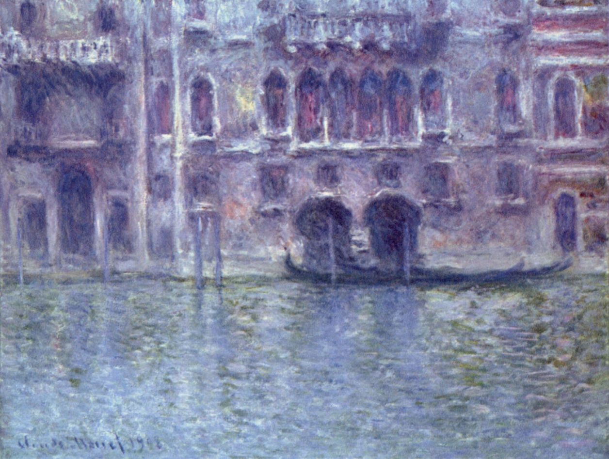 Claude Monet: Palazzo da Mula, Venedig