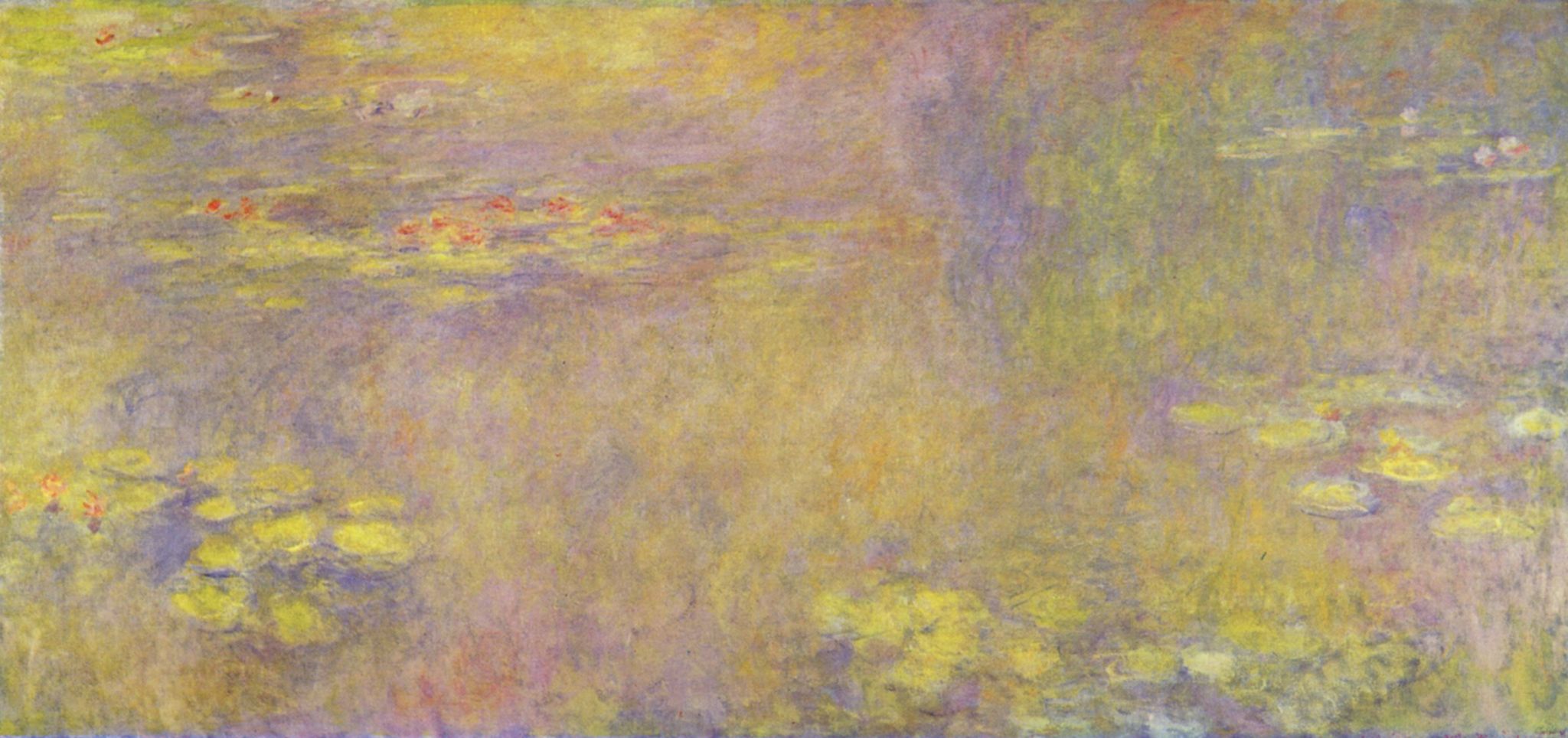 Claude Monet: Seerosen (Gelbes Nirwana)