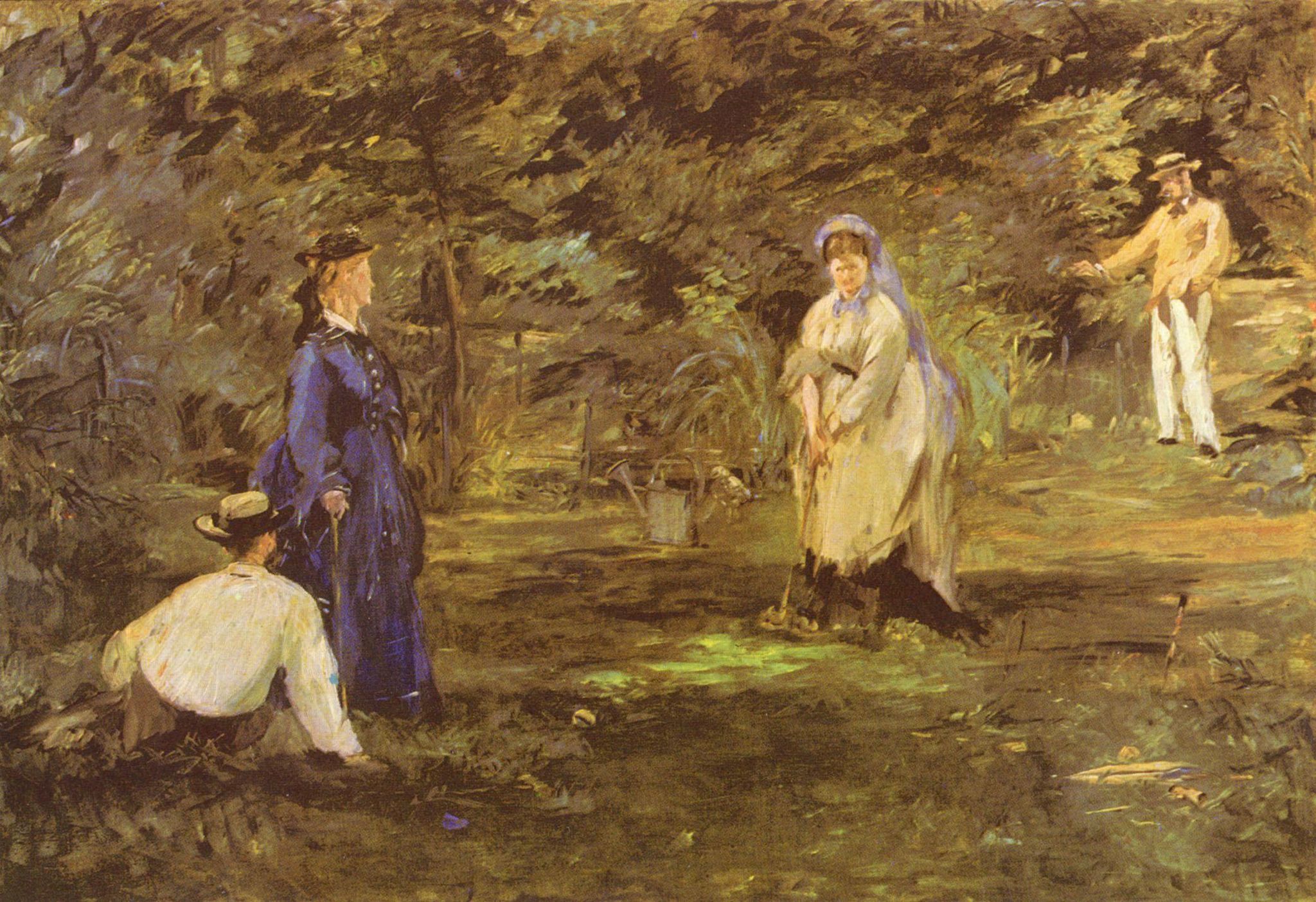 Edouard Manet: Croquet-Partie