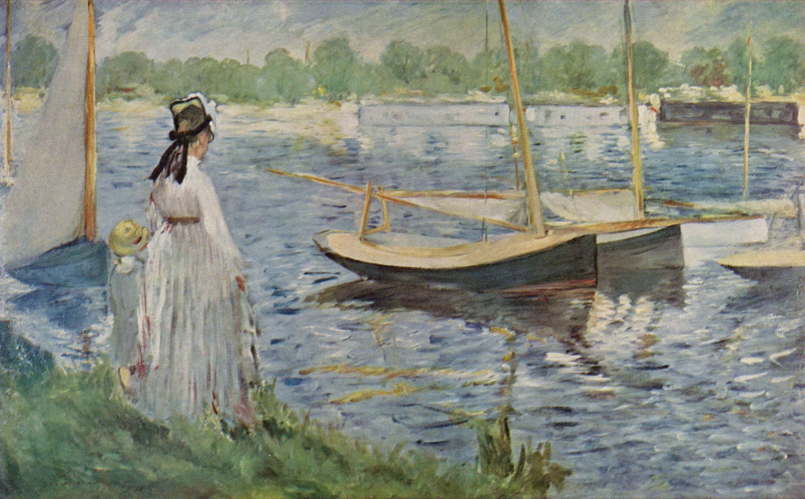 Edouard Manet: Seine-Ufer bei Argenteuil