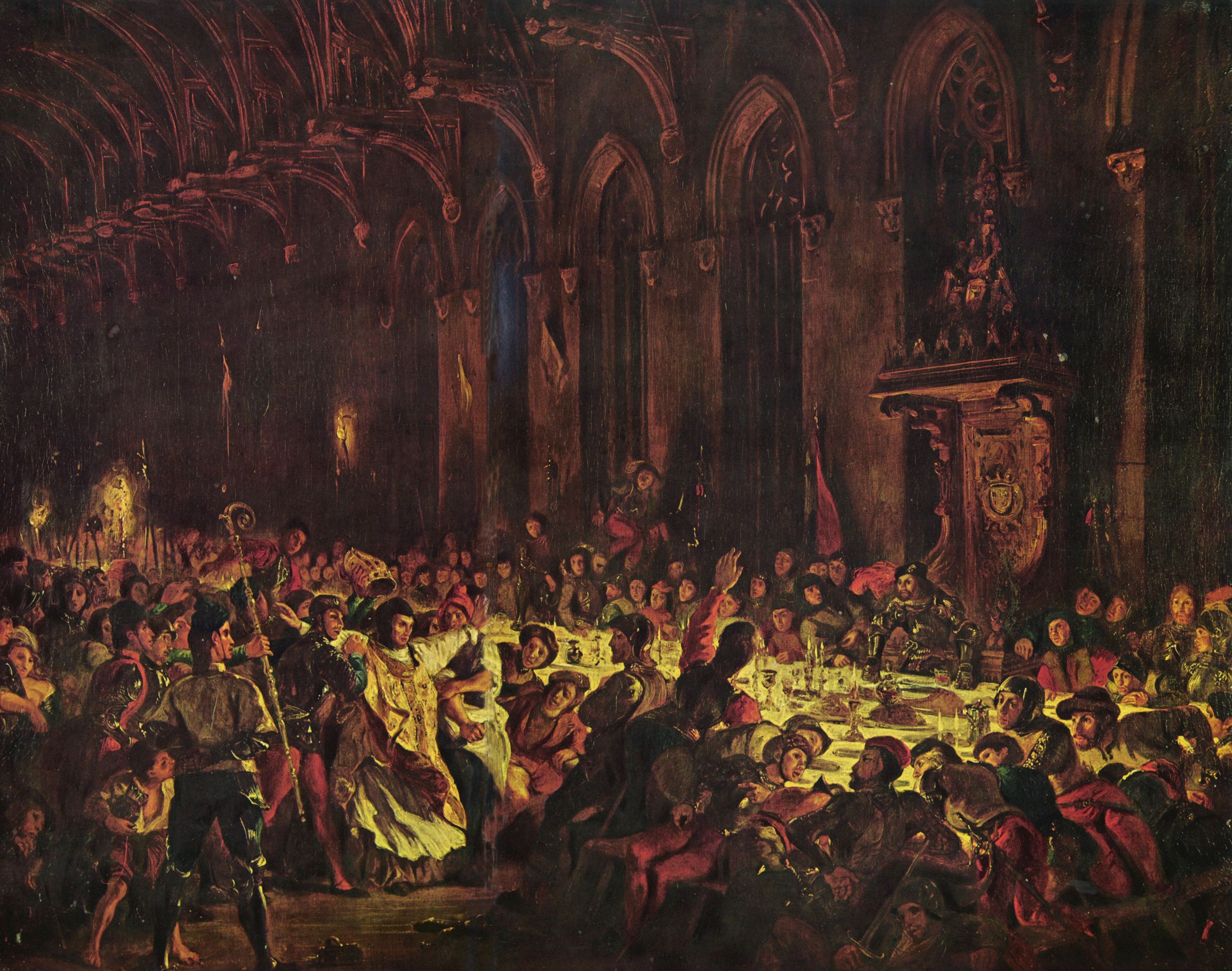 Eugne Ferdinand Victor Delacroix: Ermordung des Bischofs von Lttich