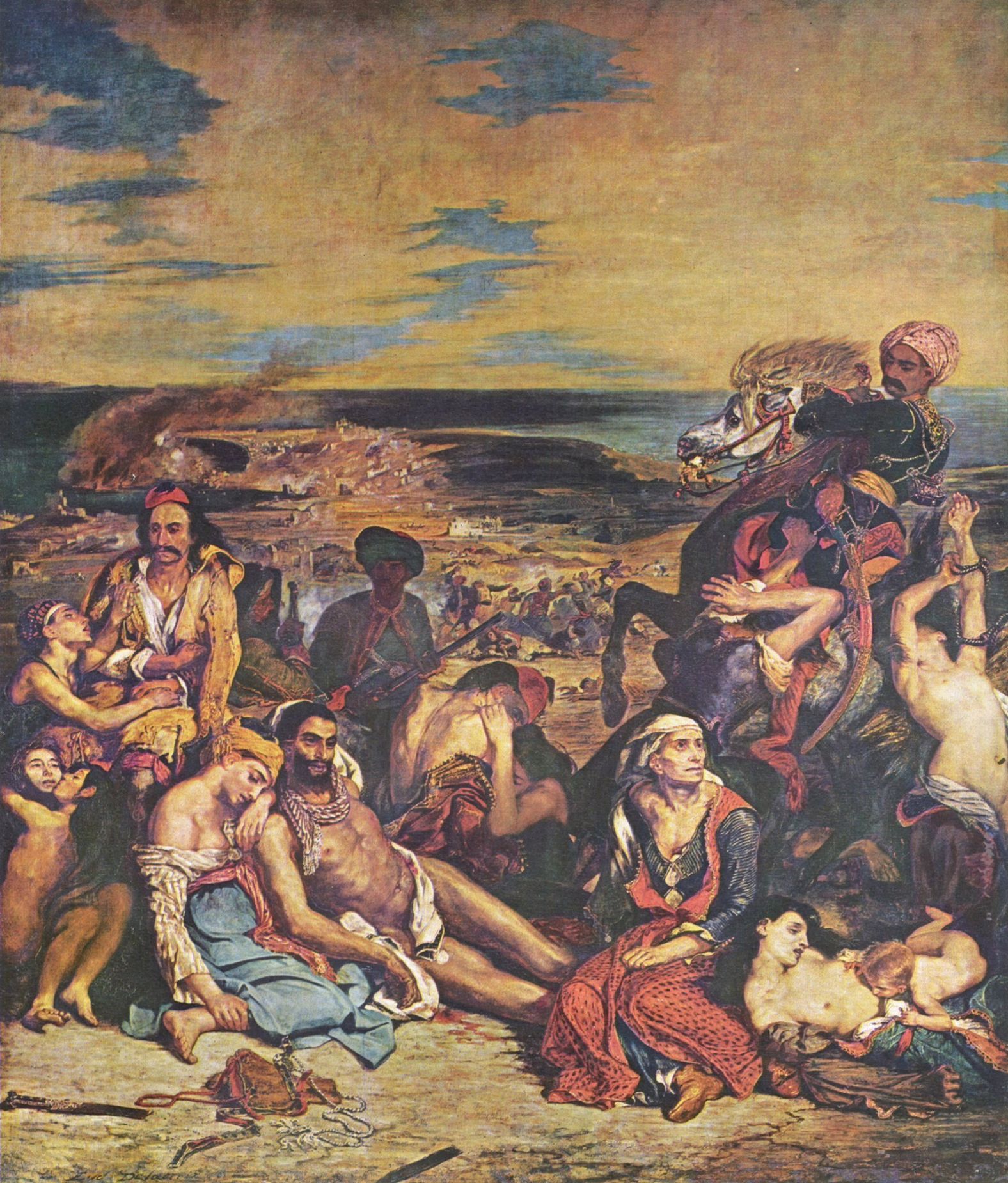 Eugne Ferdinand Victor Delacroix: Massaker von Chios
